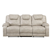Home Elegance Gainesville Beige 3pc Living Room Set