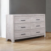 New Classic Furniture Biscayne Driftwood Gray Dresser And Mirror
