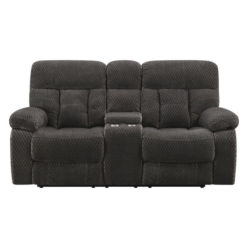 New Classic Furniture Bravo Charcoal Console Loveseat