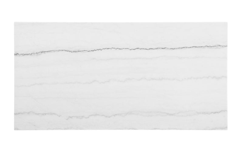 Steve Silver Carena White Rectangular Table