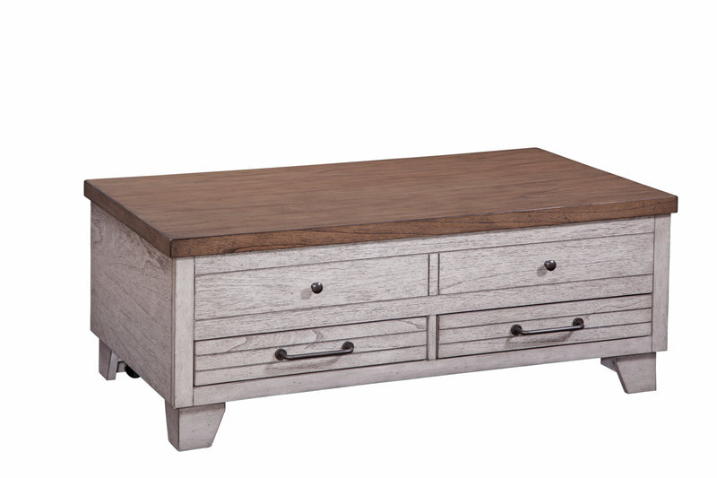 Steve Silver Bear Creek Caramel Sable 3pc Lift Top Coffee Table Set