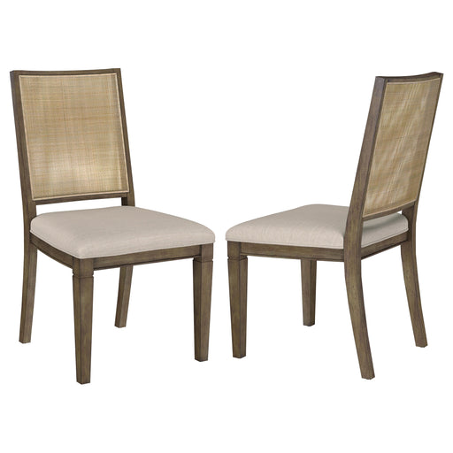 2 Coaster Furniture Matisse Light Brown Dining Side Chairs
