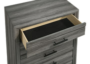 Galaxy Home Denver White 5 Drawer Chest