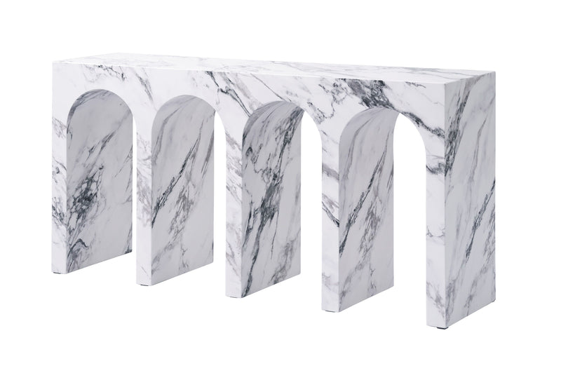 Acme Furniture Fritzy White Console Table
