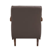 Home Elegance Crafton Dark Brown Accent Chair