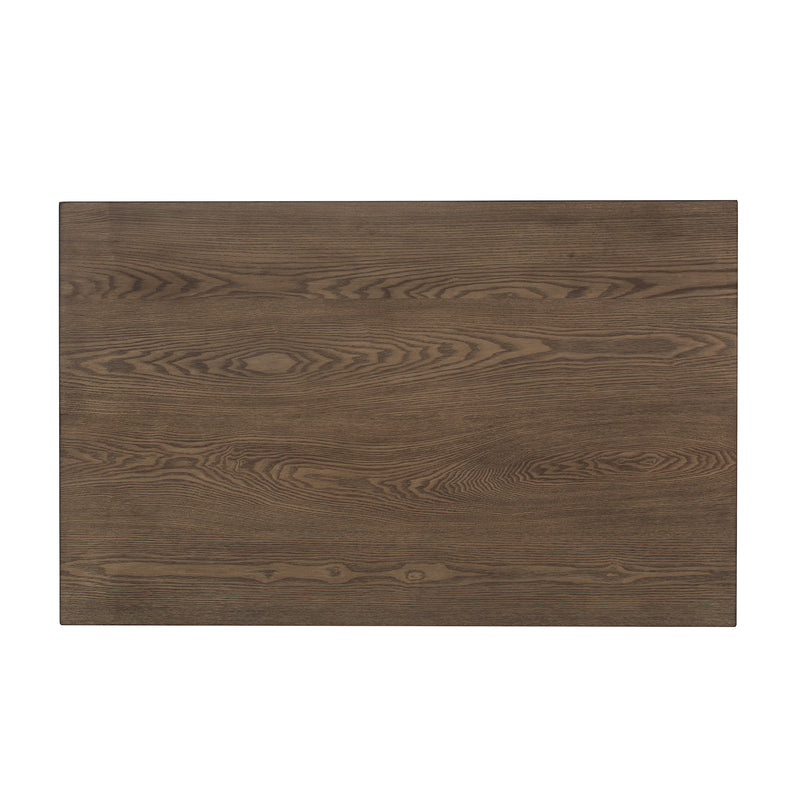 Home Elegance Ahmet Brown Walnut 5pc Dining Room Set