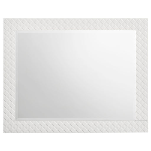 Coaster Furniture Ives White High Gloss Mirror