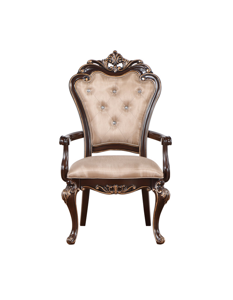 2 New Classic Furniture Constantine Cherry Arm Chairs