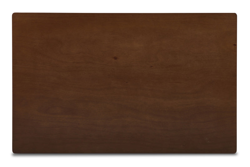 New Classic Furniture Morocco Walnut Brown Dark Gray 7pc Dining Room Set