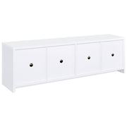 Coaster Furniture Laughlin White 78 Inch TV Stand