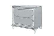 Global Furniture Caleb Silver Nightstand