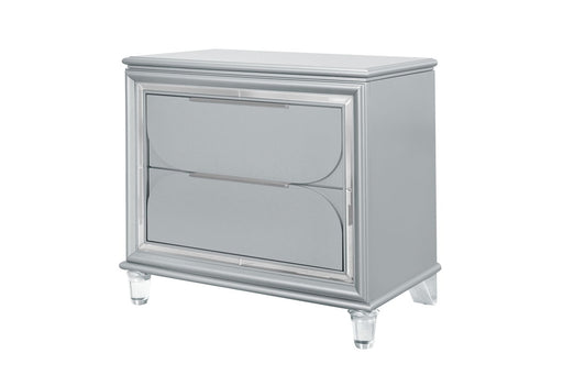 Global Furniture Caleb Silver Nightstand
