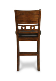 2 New Classic Furniture Gia Brown Counter Height Chairs