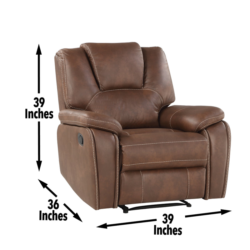 Steve Silver Katrine Charcoal Manual Recliner