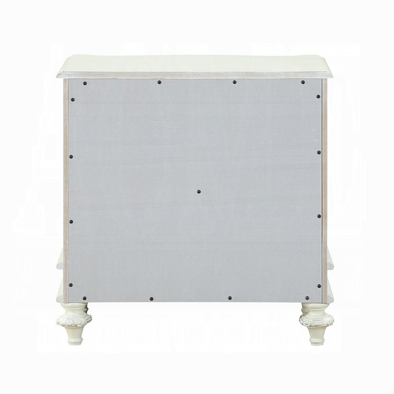 Acme Furniture Dorothy Ivory 2 Drawers Nightstand