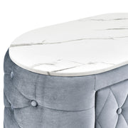 Crown Mark Natalia Grey Night Stand