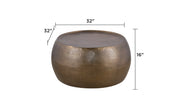 Galaxy Home 501 Gold Coffee Table