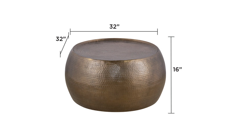 Galaxy Home 501 Gold Coffee Table