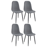 4 Coaster Furniture Dennison Grey Dining Side Chairs