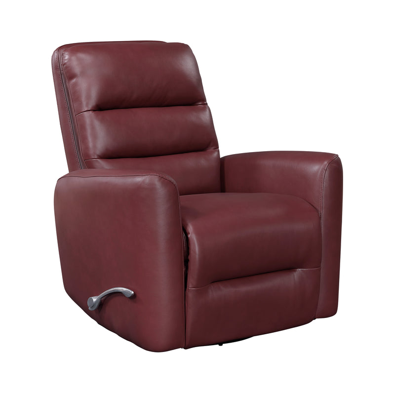 Home Elegance Dimitri Red Swivel Glider Reclining Chair