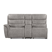 New Classic Furniture Kamari Gray 3pc Manual Sectional