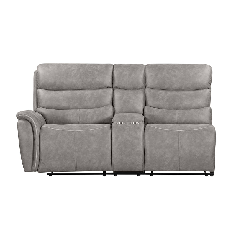 New Classic Furniture Kamari Gray 3pc Manual Sectional