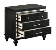 New Classic Furniture Valentino Black Nightstand