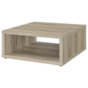 Coaster Furniture Frisco Distressed Pine Brown Coffee Table