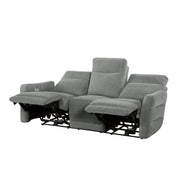 Home Elegance Edition Gray 2pc Power Living Room Set