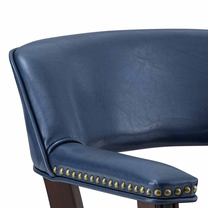 Steve Silver Tournament Brown Arm Chair with Casters