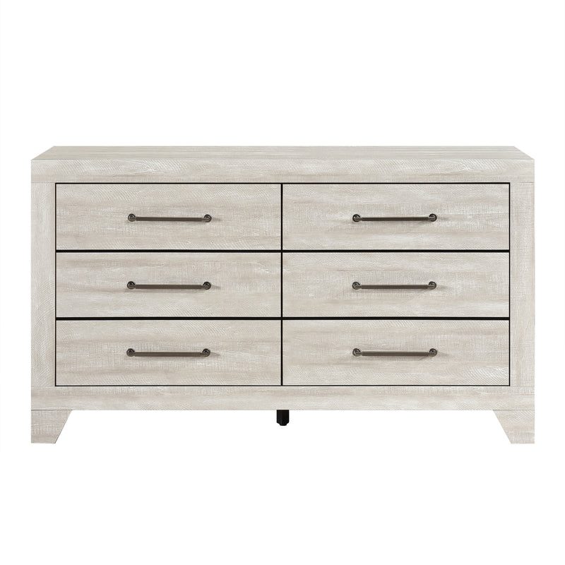 Home Elegance Aspen Dusty Gray Oak Dresser