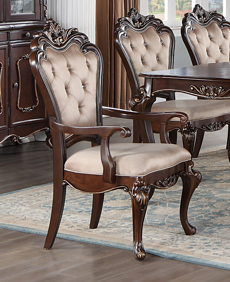 New Classic Furniture Constantine Cherry 9pc Dining Room Set