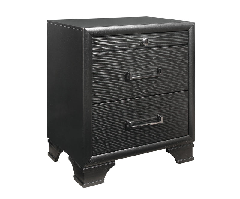 Global Furniture Jordyn Grey Night Stand