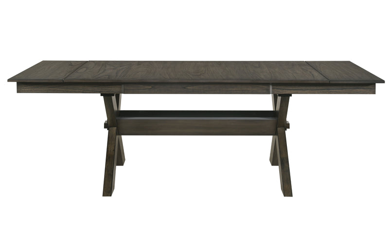 New Classic Furniture Gulliver Rustic Brown Dining Table