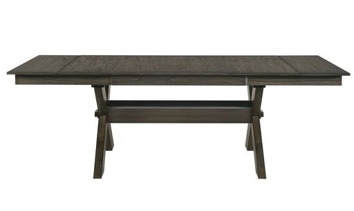 New Classic Furniture Gulliver Rustic Brown Dining Table