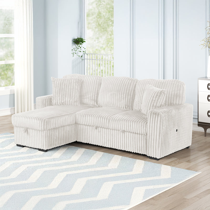 Galaxy Home Plush Cream Sectional