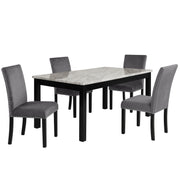 New Classic Furniture Celeste Black 64 Inch Dining Table