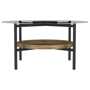 Coaster Furniture Delfin Brown Coffee Table