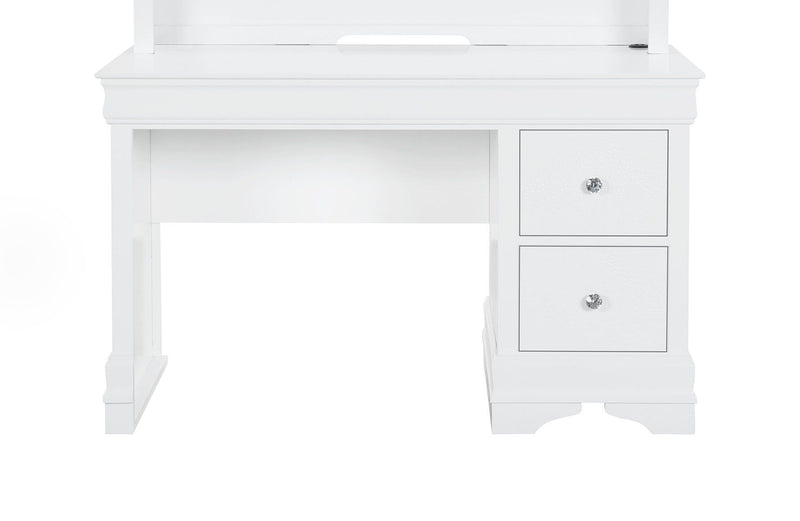 Global Furniture Pompei White Desk