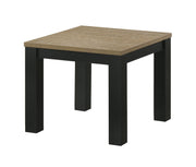 Crown Mark Theo Natural 3pc Cocktail Table Set