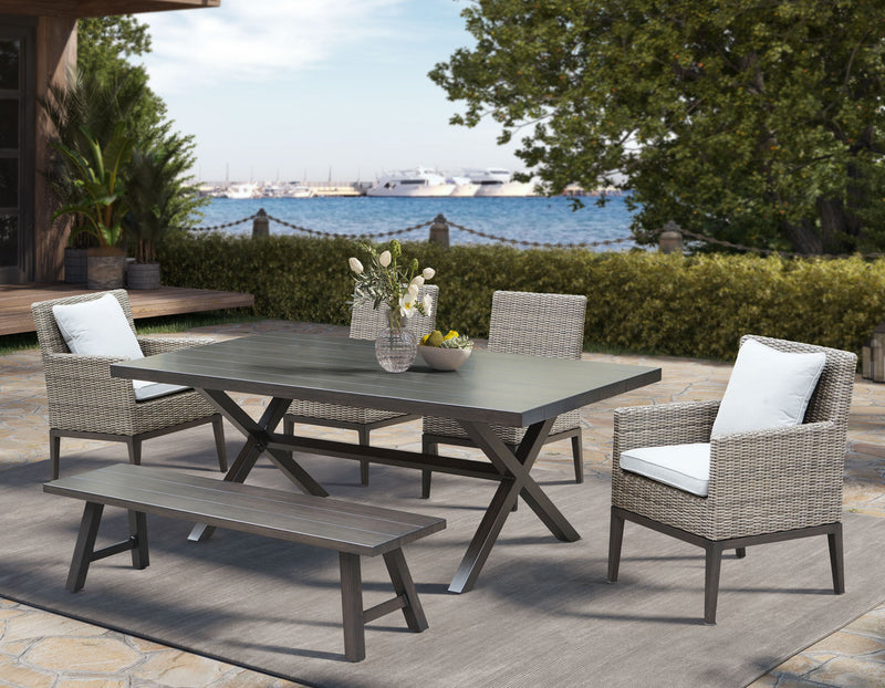 Steve Silver Marina 6pc Outdoor Dining Set