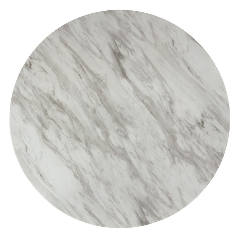 New Classic Furniture Celeste Black Blue 5pc Round Counter Height Set