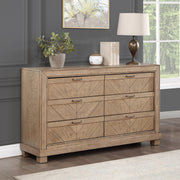 Steve Silver Montana Weathered Sand 6 Drawers Dresser