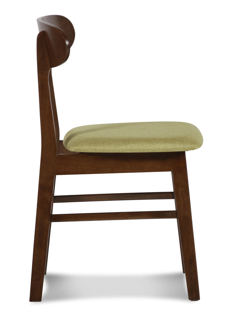 New Classic Furniture Morocco Walnut Brown Dark Gray 5pc Dining Room Set