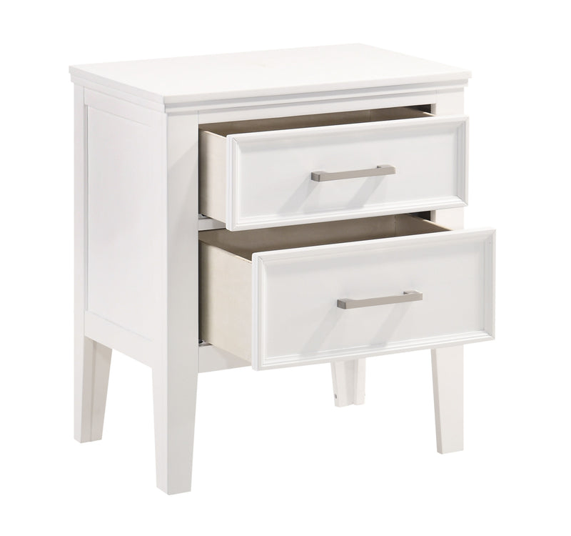 New Classic Furniture Andover White Nightstand
