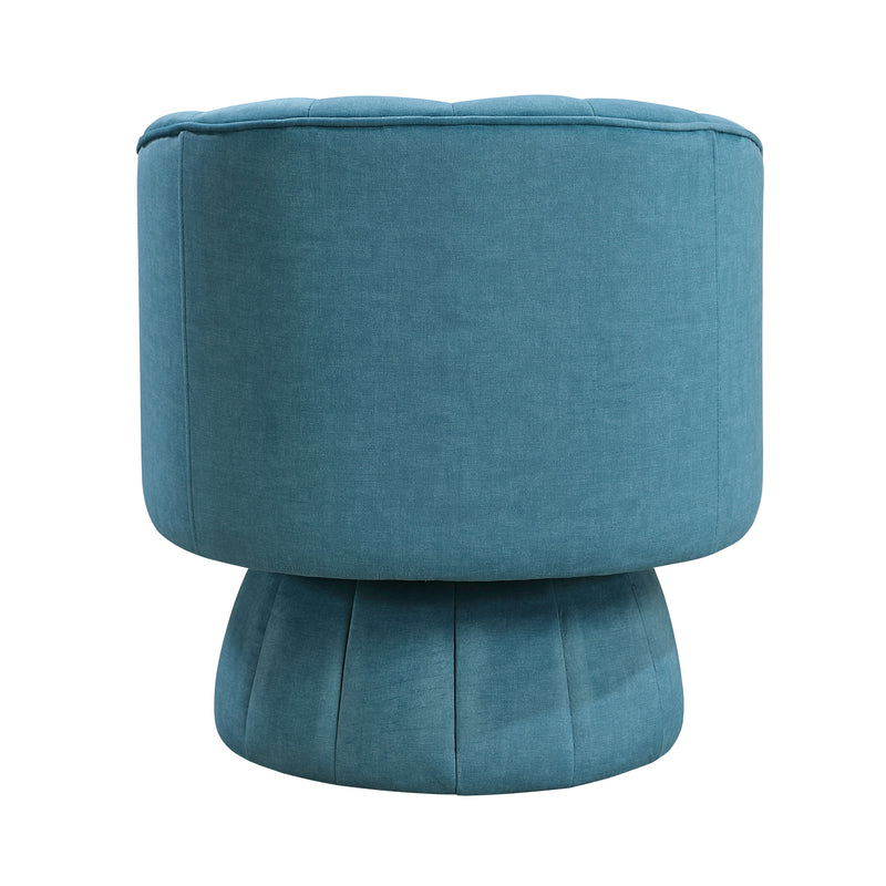 Home Elegance Bristol Teal Swivel Chair