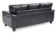 Glory Furniture Gallant Gray Faux Leather Sofa