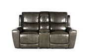 Steve Silver Laurel Grey Power Reclining Console Loveseat