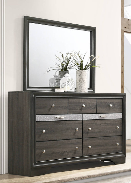 Acme Furniture Naima Gray Dresser and Mirror