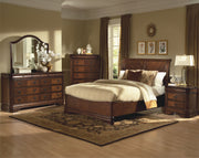 New Classic Furniture Sheridan Burnished Cherry Queen Storage Bed